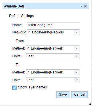 Event Editor Default Settings dialog box Event Editor Default Settings dialog box